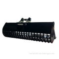 Custom Rock Bucket Attachment for Compact Tractor and Skid Steer